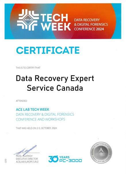 ACE Data Recovery Training 2024